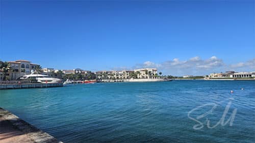 View of the Cap Cana Marina, Punta Cana, Dominican Republic